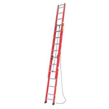 Imagem de Escada Extensível de Fibra Vidro - 25 Degraus - 4.50x7.80 metros - Alu