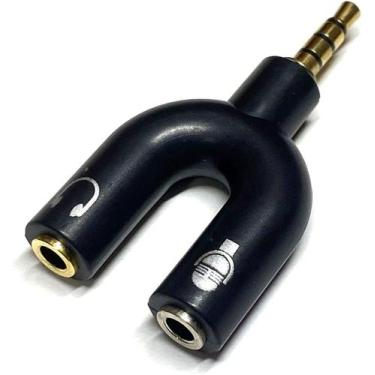 Imagem de Mini Adaptador Y P2 / P3 para Fone e Microfone Headset - ws