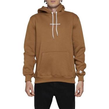 Imagem de Moletom DC Shoes Canguru Baseline 305G WT24 Marrom, G, Brown