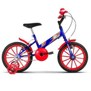 Imagem de Bicicleta Ultra Kids T Aro 16 Azul E Vermelho Ultra Kids