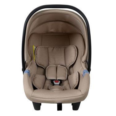 Imagem de Bebê Conforto Mon Amour de 0 Até 13kg com Protetor de Cabeça e Capota Removível Bege Burigotto
