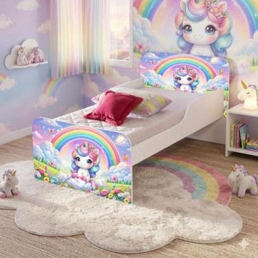 Imagem de Cama caminha para quarto crianças meninas - Dullar Móveis, Unicornio