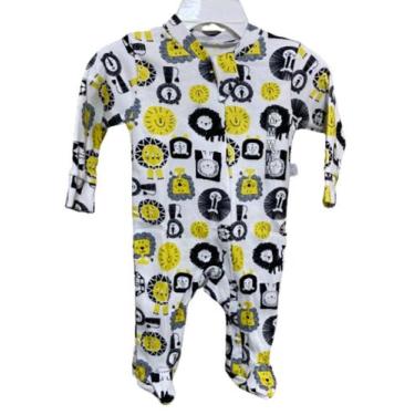 Imagem de Macacão Bebe Baby History Varias Cores, M, Leão