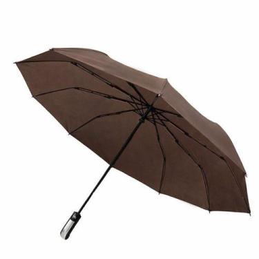 Imagem de Guarda-chuva Abre/Fecha Automático Marrom N249192-4 - Quanhe