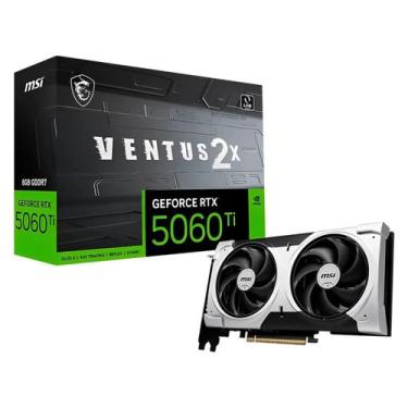 Imagem de Placa de Vídeo MSI MSI Ventus 2X OC Plus NVIDIA GeForce RTX-5060Ti 8GB