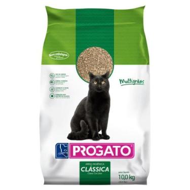 Imagem de Areia Higiênica Classica Multigrãos Progato em 10kg - Pro gato