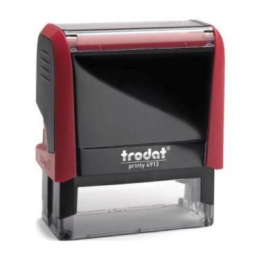 Imagem de Carimbo Trodat Printy 4913 58x22mm Vermelho
