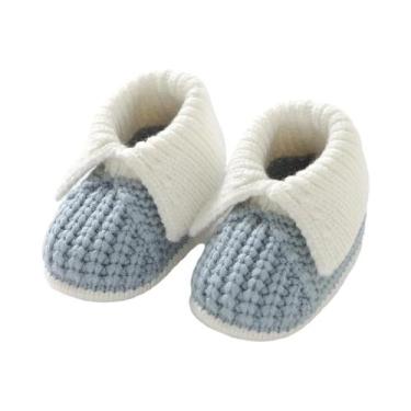 Imagem de Botas De Malha Para Bebês Recém-nascidos, Sapatos Infantis Com Patchwo