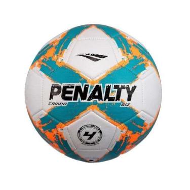 Imagem de Bola Penalty Campo Giz N4 PU Costurada - Bcoazllja, Bco, Azl, Lja