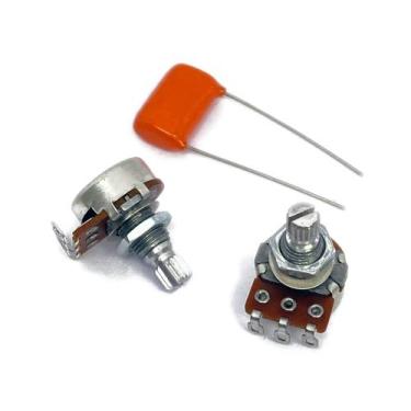 Imagem de Kit de Elétrica Para Guitarra Tipo Telecaster HH TLA8 Potenciômetros A