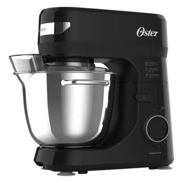 Imagem de Batedeira Planetária Oster Inox III Preto 220V com Bowl de Aço 4L, 220