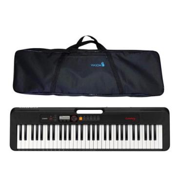Imagem de Teclado Musical Casio Casiotone Basico Digital CT-S195 + Bag C/Alça Co