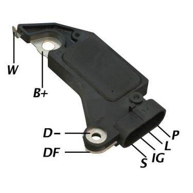 Imagem de Regulador Voltagem 5570735 Gauss Cod.ref. Lc5570735 Corsa 14v Campo Ne