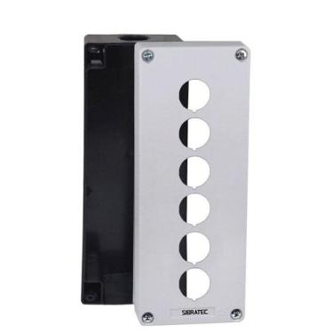 Imagem de Caixa Plástica Tipo Botoeira Vazia - Branca - Modelo BX1 - SIBRATEC, B