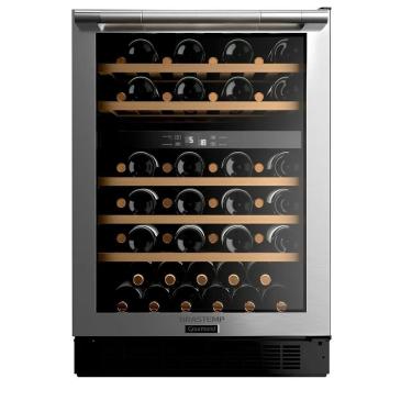 Imagem de Adega Climatizada Brastemp BZB51AEANA 51 Garrafas Vidro Duplo Preto e Inox 110V