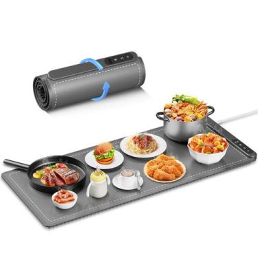 Imagem de Tapete de aquecimento de alimentos HYEDSM Extra Large 36x16cm com temp