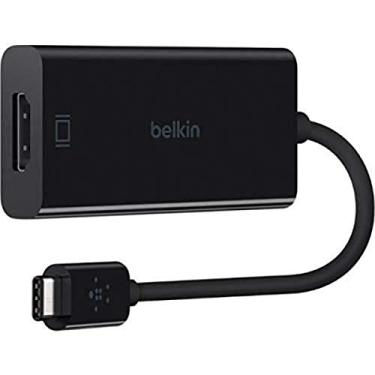 Imagem de Adaptador Belkin USBC para HDMI adaptador de vídeo externo HDMI USBC, preto (B2B144-BLK)