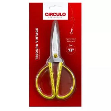 Imagem de Tesoura Vintage Beleza Retro Para Recortes, Bonsai E Artesanato - Círculo