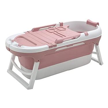 Imagem de Banheira Spa Ofurô Dobrável Max Infantil Adulto Grande 180L - Rosa
