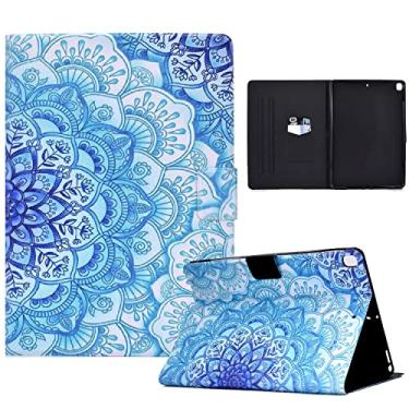 Imagem de Capa para iPad 10.2 2021/2020/2019, Capa para iPad 9ª/8ª/7ª Geração Moda Bonito Elegante Couro PU Inteligente Auto Sleep/Wake Stand Capa à Prova de Choque para Apple iPad 10.2 2021/2020/2019-vintage flower