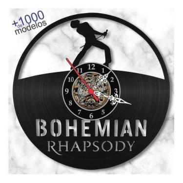 Imagem de Relógio Parede Queen Bohemian Rhapsody Bandas Rock Vinil Lp - Lp Ilust