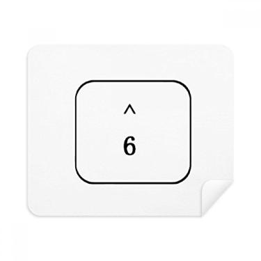 Imagem de Keyboard Symbol 6 Pano de limpeza Limpador de tela 2 peças Tecido de camurça
