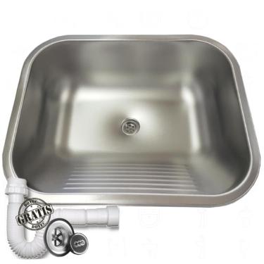 Imagem de Tanque Inox 50x40x23cm 27 Litros Acetinado Escovado