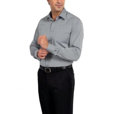 Imagem de Camisa Social Manga Longa 100% Microfibra Masculina