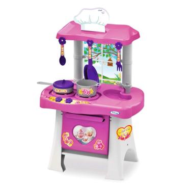 Imagem de Mini Cozinha Infantil Com Forno Pia Fogão Casinha - Xalingo
