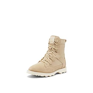 Imagem de SOREL Women's OTM Caribou Boot — Ancient Fossil, Chalk — Waterproof Suede & Nylon Snow Boots — Size 10