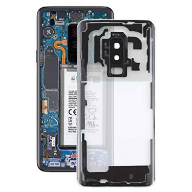 Imagem de For Samsung Galaxy S9+ / G965F G965F/DS G965U G965W G9650 Transparent Battery Back Cover with Camera Lens Cover (Transparent)