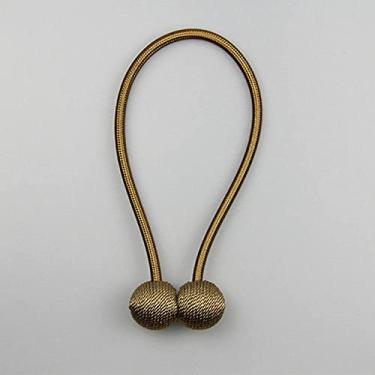 Imagem de 1 peça pérola magnética cortina de corda de gravata voltas retenções fivela clipes hastes acessórios acessórios gancho titular decorações para casa, luz café