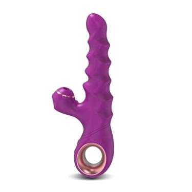 Imagem de Vibrador 17 Frequências Fortes Estimulador de Clitóris e Ponto G Feminino Sucção Aquecimento Brinquedos Sexuais Zatla