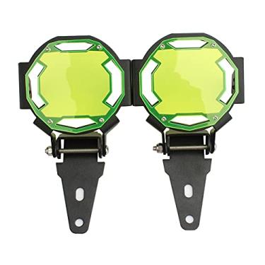 Imagem de FINMOKAL Capa Protetora De Luz De Neblina Dobrável Para Moto Para BMW R1250Gs F750Gs G310R Verde