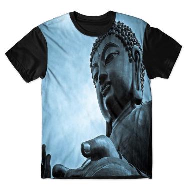 Imagem de Camiseta As Braba Masculina Estatua Buda Full Print