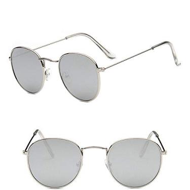 Imagem de Óculos de sol retrô moda masculinos redondos vintage óculos de sol masculinos/femininos de luxo pequenos Lunette Soleil Homme,19,A