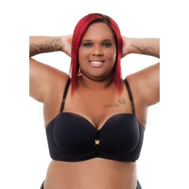 Imagem de Sutiã Tomara Que Caia Plus Size Reforçado Com Alça Removível