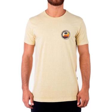 Imagem de Camiseta Billabong Theme Arch Ww Sm23 Masculina Mostarda