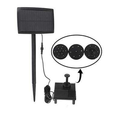 Imagem de CoCocina Bomba de filtro de água a energia solar 1,5 W bomba de água submersível para tanque de peixes bomba de água solar solar miniatura CC bomba de água