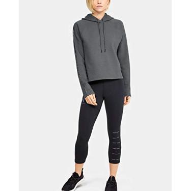 Imagem de Moletom com capuz feminino Under Armour UA Microthread Fleece gráfico MD cinza
