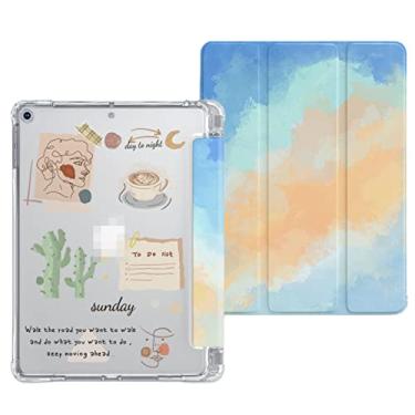 Imagem de Capa para tablet de silicone ultrafina e ultraleve com compartimento para caneta compatível com MatePad Pro 10,8" MatePad 10,4" MatePad 11" v6 10,4" v7 10,4" (P06 (com adesivo), tablet Honor v7 10,4")