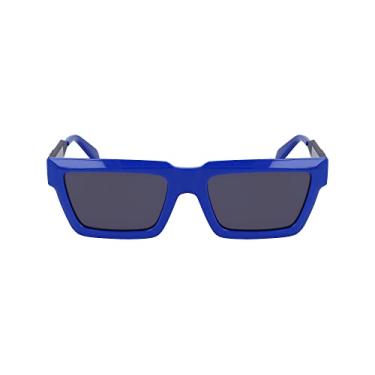 Imagem de CALVIN KLEIN JEANS Óculos de sol retangular CKJ22641S, azul, tamanho único, Azul, One Size