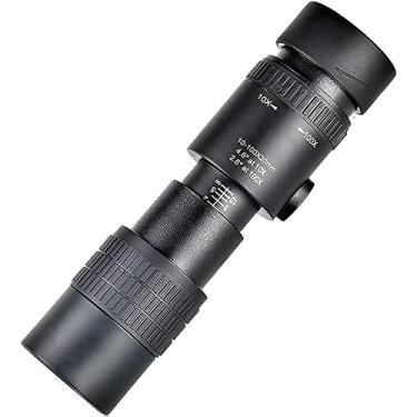 Imagem de Telescópio Monocular Monocular 10-300x40mm Zoom com Tripé Clipe Monocular Portátil para Telefone Universal, Monocular À Prova D' Água para Observação de Pássaros Acampamento Caminhadas