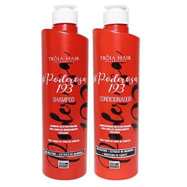 Imagem de Kit Shampoo + Condicionador 193 Poderosa Tróia Hair 2X500Ml