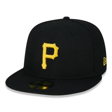 Imagem de Boné New Era 59Fifty Mlb  Pittsburgh Pirates Aba Reta Fitted