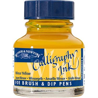 Imagem de Winsor & Newton Calligraphy Tinta para Caligrafia, Amarelo (Winsor Yellow), 30 ml