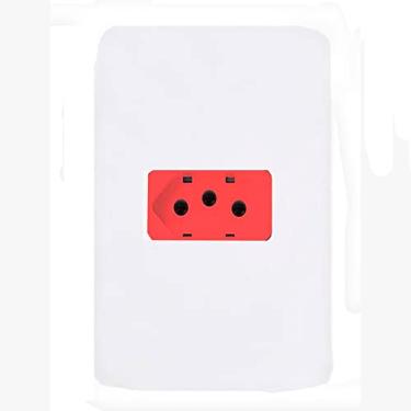 Imagem de Conjunto Tomada Vermelha 2p+t 20a 250v 4x2 Margirius B3