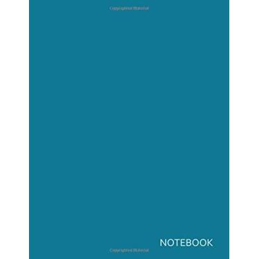 Imagem de Notebook: Mosaic Blue Plain Unlined Sketchbook - Spring/Summer 2020 NYFW Pantone Color Palette Edition - Large 8.5x11, 150 pages