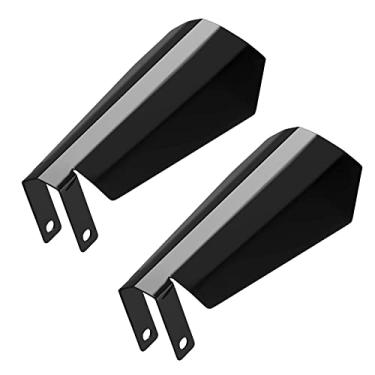 Imagem de PBYMT Protetores de mão com corte de caixão preto brilhante compatíveis com Harley Touring Street Glide Road King Electra Glide Bagger 2014-2023 (estilo de embreagem hidráulica grande)