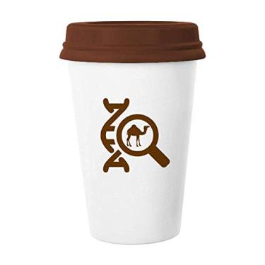 Imagem de Lupa Animal Gene Art Deco, Caneca Moderna, Caneca de Café Copos de Cerâmica